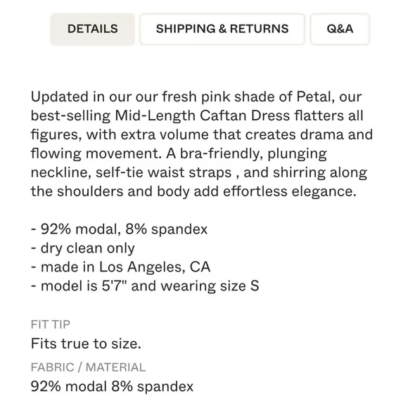 Rachel Pally | size medium | mid length caftan dress - Picture 6 of 12